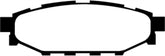 EBC 12+ Subaru BRZ 2.0 (solid rear rotors) Yellowstuff Rear Brake Pads